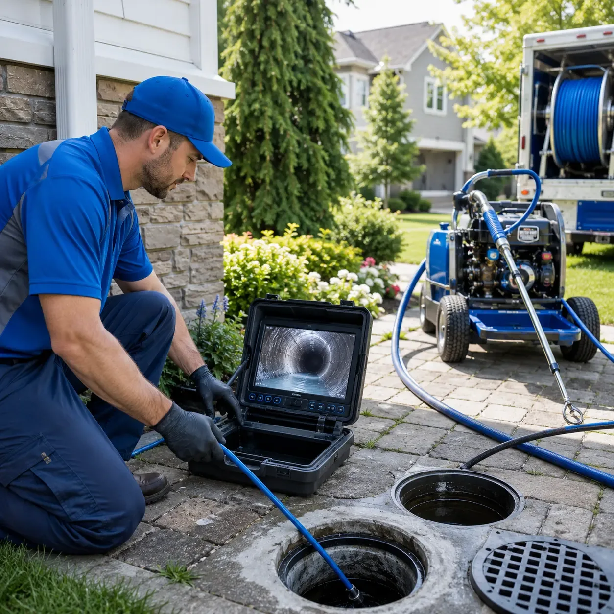 Outdoor drain cleaning professionals serving Burkett, TX